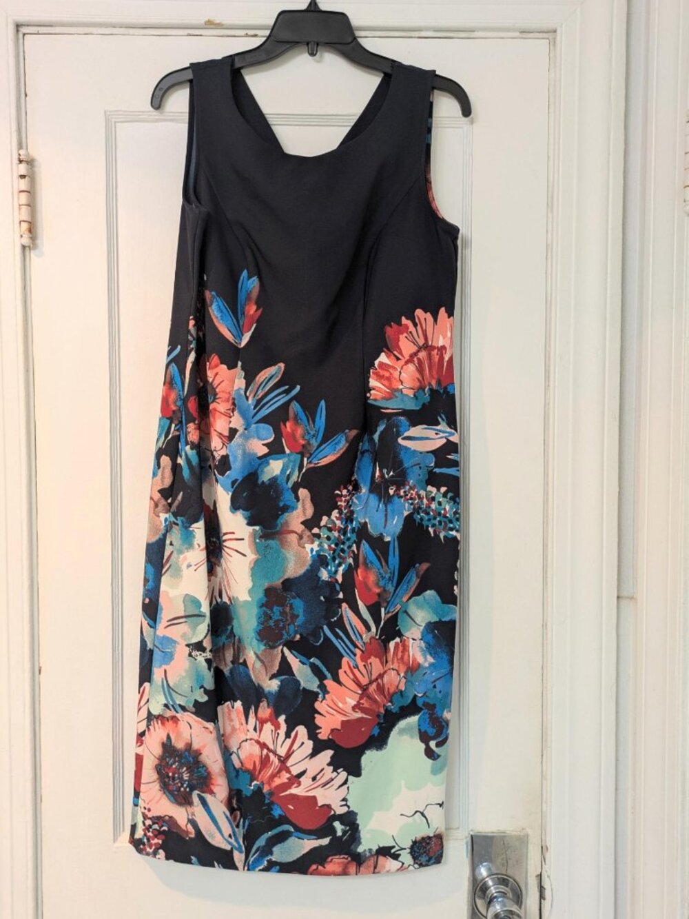 Maya Brooke Floral Sleeveless Dress - Size 10